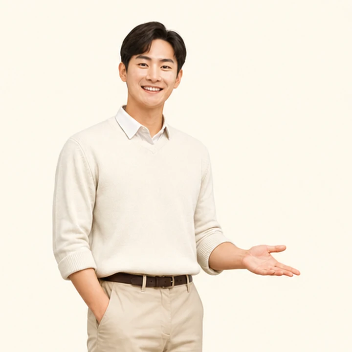 신용불량자 모닝 장기렌트 상담 신청을 안내하는 담당자